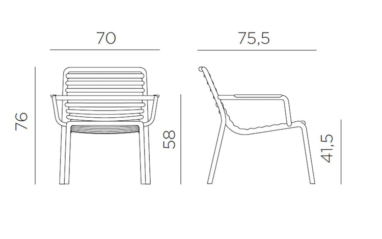 Scaun exterior Doga Relax