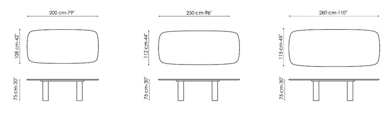 Masa de dining Geometric