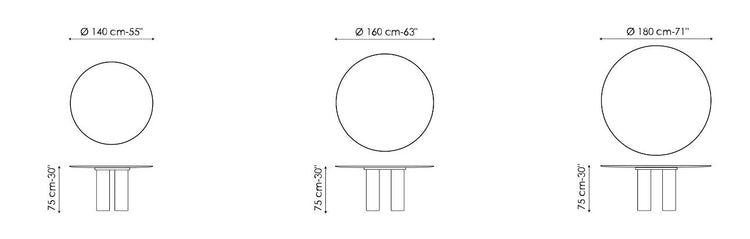 Masa de dining Geometric