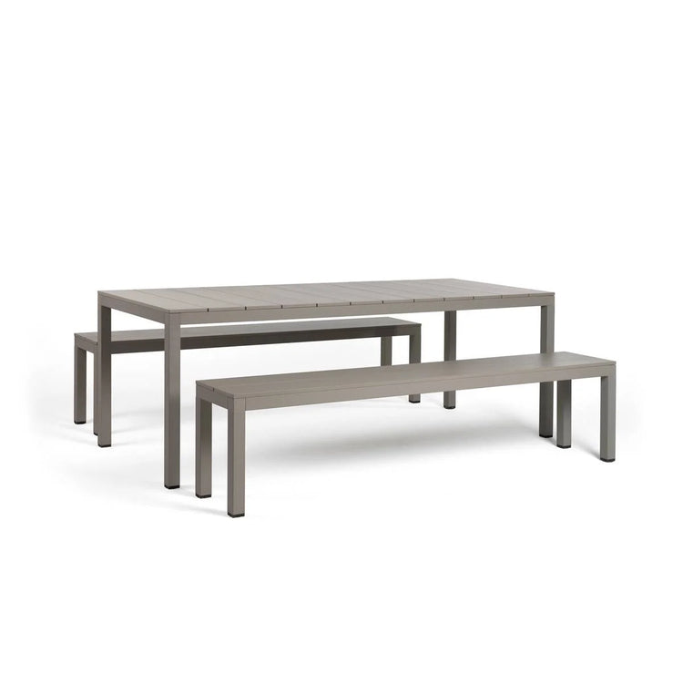 Masa si banca de exterior set Rio Bench Alu