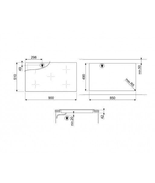 Plita Smeg SE395ETB