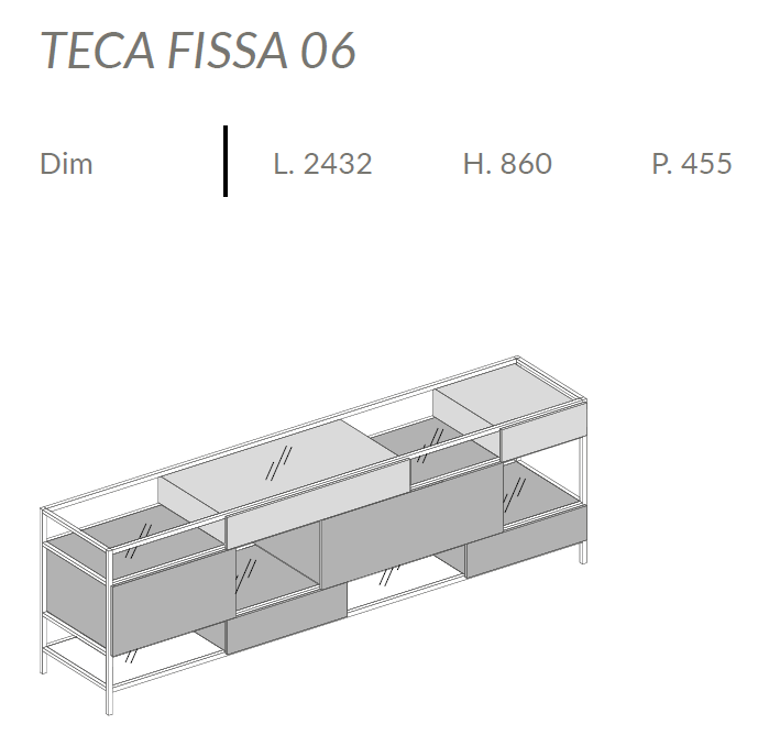 Comoda de living Teca