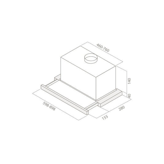 Hota incorporabila telescopica Elica PRF0037988C