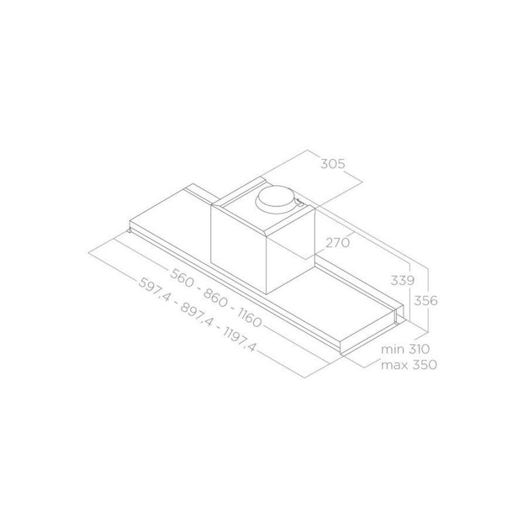 Hota incorporabila telescopica Elica PRF0160152