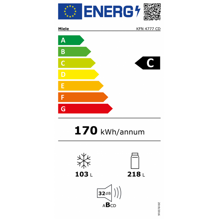 Combina frigorifica Miele KFN 4777 CD